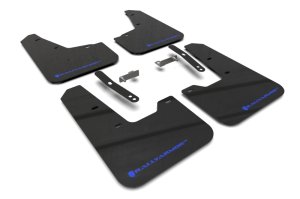 Kia Niro Mud Flap Kit - Rally Armor - UR Black Flap/Blue Logo - Black - `23-`25 Kia Niro Mud Flap Kit - Rally Armor - UR Black Flap/Blue Logo - Black - `23-`25
